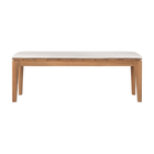 Bok Outdoor Bench With Cushion - Teak