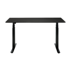 Bok Adjustable Desk - Varnished Oak - With Cable Management