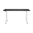 Bok Adjustable Desk - Varnished Oak - With Cable Management