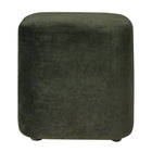 Cube Pouf - Forest Fabric
