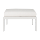 Jack Outdoor Footstool With Cushion - Aluminium
