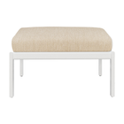Jack Outdoor Footstool With Cushion - Aluminium