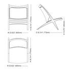 Krysset Lounge Chair
