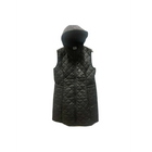 Long Full Zip Hooded Vest Pocket - Buttcoat