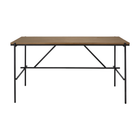 Oscar Desk - Teak - With Cable Management