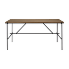 Oscar Desk - Teak - With Cable Management