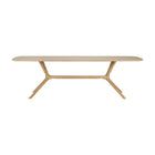 Oak X Dining Table