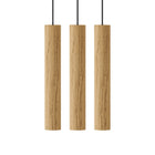 Chimes Pendant Cluster 3 - Oak