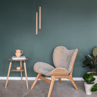 Chimes Pendant Cluster 3 - Oak