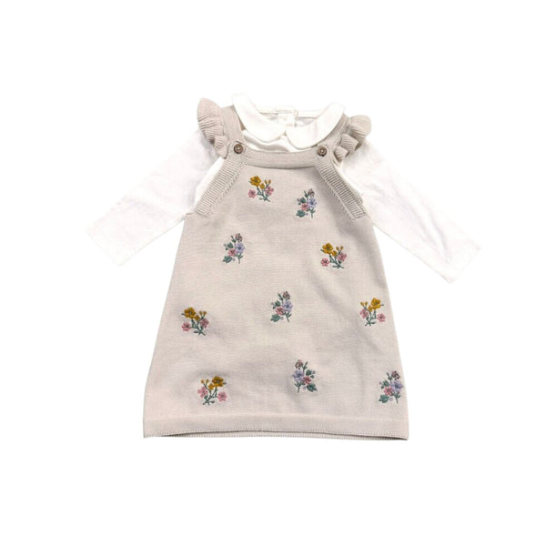 Floral Embroidered Tunic Baby Dress