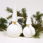 Sweden Wooden White Christmas Santa