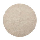 Short Wool Curly Sheepskin Design Rug (Round)
