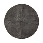 Short Wool Curly Sheepskin Design Rug (Round)