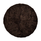 Short Wool Curly Sheepskin Design Rug (Round)