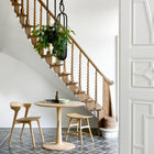 Oak Torsion Circle Dining Table
