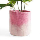 Aveva Design Wool Cylindrical Ombre Flower Pot