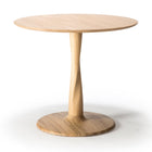 Oak Torsion Circle Dining Table