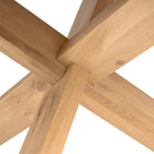 Oak Circle Dining Table