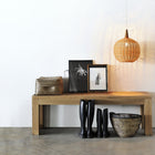 Oak Straight Bench