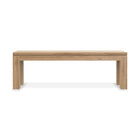 Oak Straight Bench