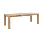 Oak Slice Extendable Dining Table