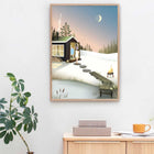 Winter Bath - Poster