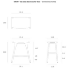 Ethnicraft OSSO Stool