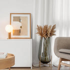 Sphere Extra Large LED Light Bulb Matte Porcelain - 8W E26