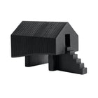 Black Stilt House object - mahogany - varnished