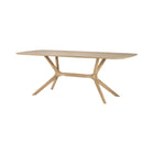 Oak X Dining Table