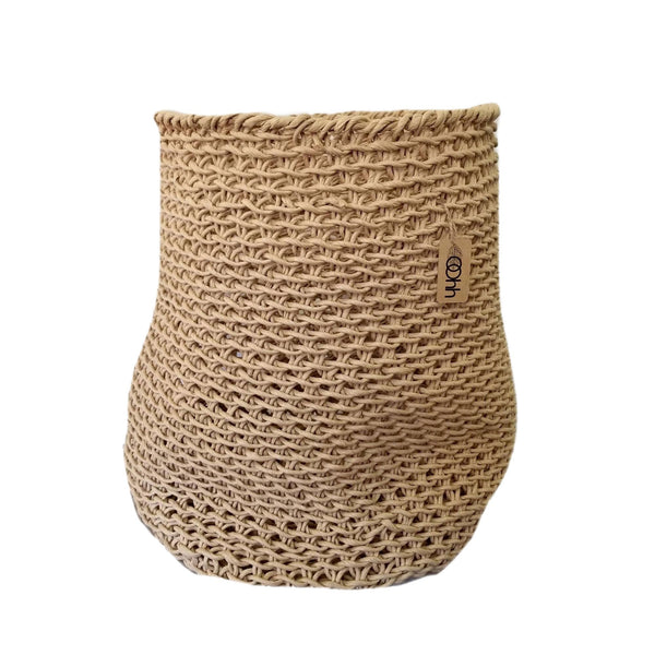Oohh Woven Paper Laundry Basket Curve
