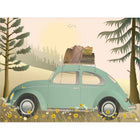 Volkswagen Beatle Green Horizontal - Poster