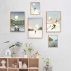 Winter Bath - Poster