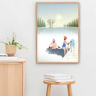 Winter Bath - Poster