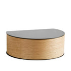 Wallie Oak & Metal Storage Shelf