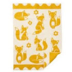 Klippan Fox Pattern Wool Baby Blanket