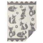 Klippan Fox Pattern Wool Baby Blanket