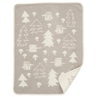 Klippan Mushroom Organic Cotton Small Blanket