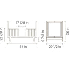 Oeuf Birch Crib Conversion Kit