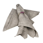 Axlings Sweden Natural Linen Napkin Ring - Pack of 4