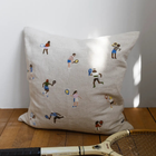 Tennis Embroidered Cushions By Fine Little Day