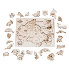 Kids Canada Map Puzzle with Native Animals