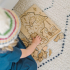 Kids Canada Map Puzzle with Native Animals
