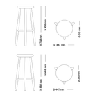 Jaer Bar Stool By Eikund