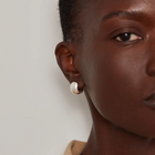 Gemma Hoops Silver - Jenny Bird
