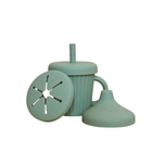Stainless and silicone 3-in-1 cup
