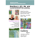 Before Dinner: Cocktails & Conversation- Johanna Reynolds & Lisa Hannaford Artist Talk