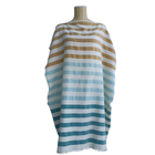Striped Beach Poncho By Aux Bains Francais