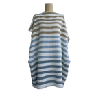 Striped Beach Poncho By Aux Bains Francais