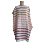 Striped Beach Poncho By Aux Bains Francais